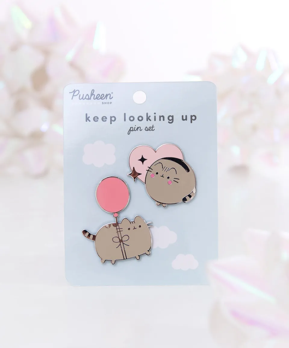 Clearance Keep Looking Up Pin Set Pins & Keychains