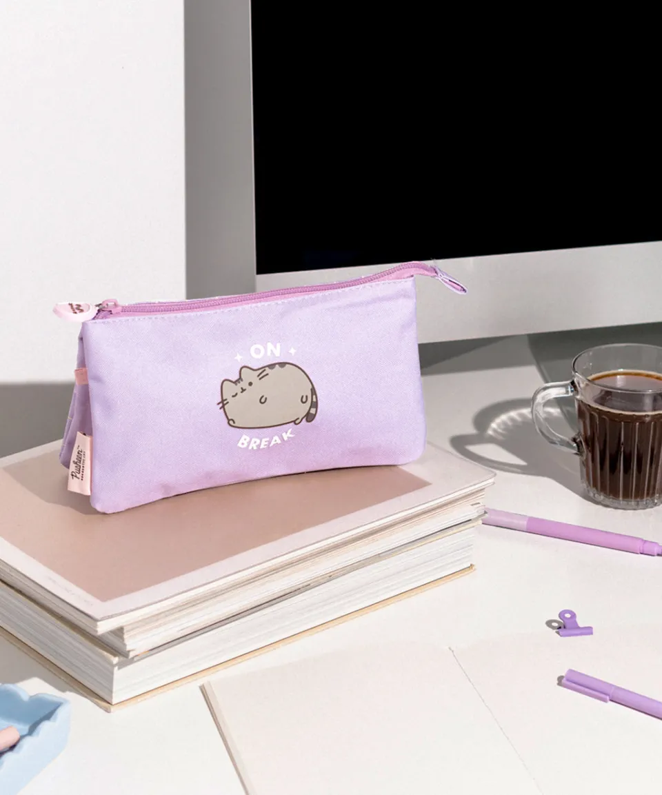 pusheen_on_break_accessory_case_2.webp Shop On Break Accessory Case Bags & Cases | Office & Tech