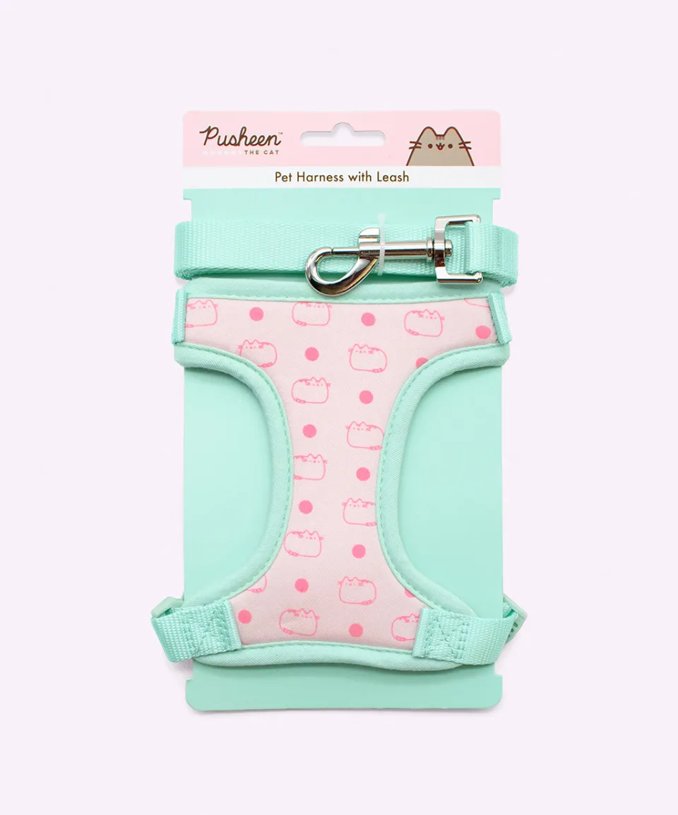 Store Pink & Mint Pet Harness & Leash Set Kitchen & Pet