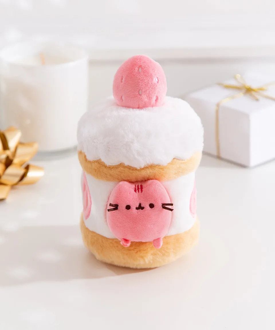 pusheen_sweets_strawberry_cake_plush_pc_environment_7.webp Best Sale Sweets Strawberry Cake Plush 2-pc Environment Plush & Squisheens | Sweets