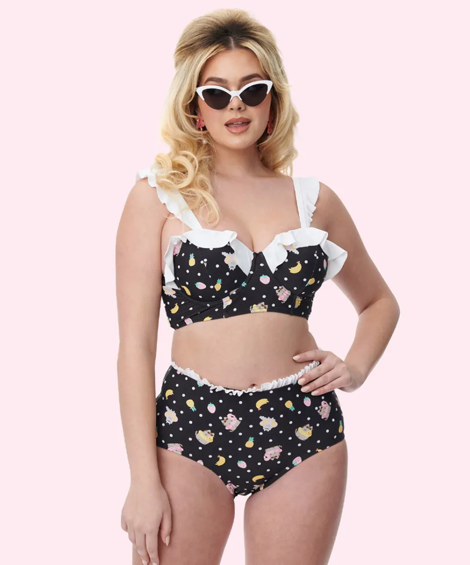 Shop Tropical Fruit Bikini Set Ladies